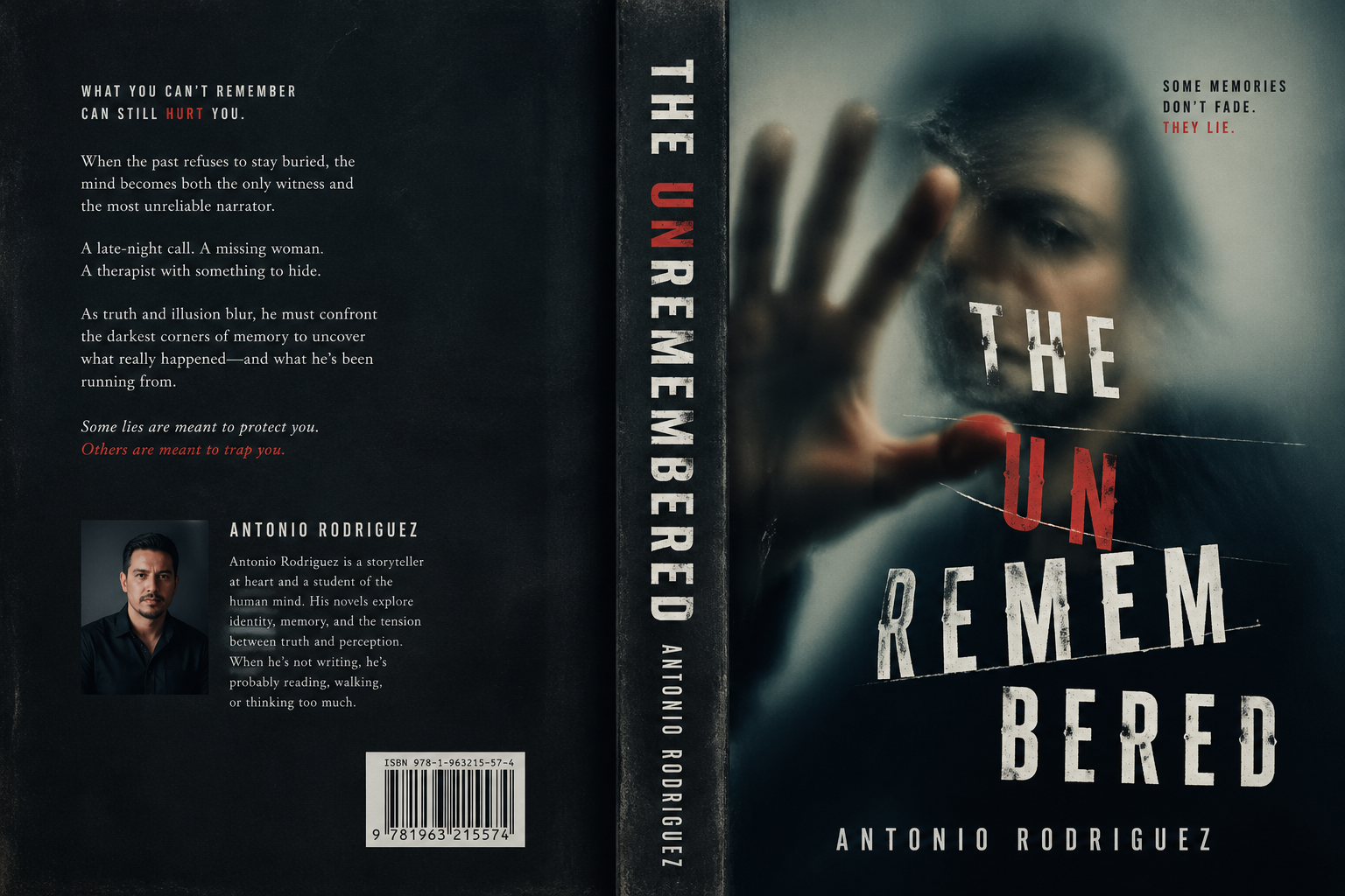 The Unremembered — full jacket design
